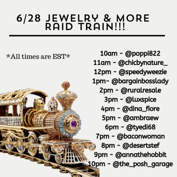 6/28 Raid Train Save the Date!!!